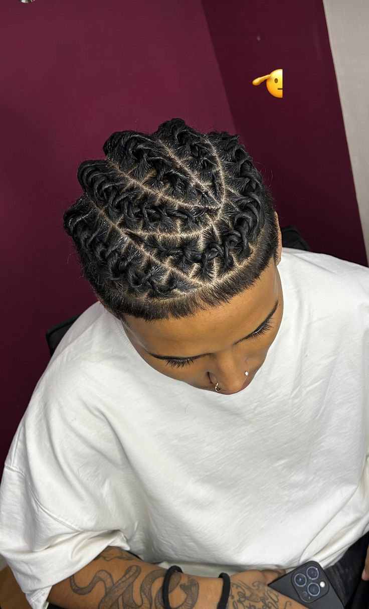 Penteado twist homem