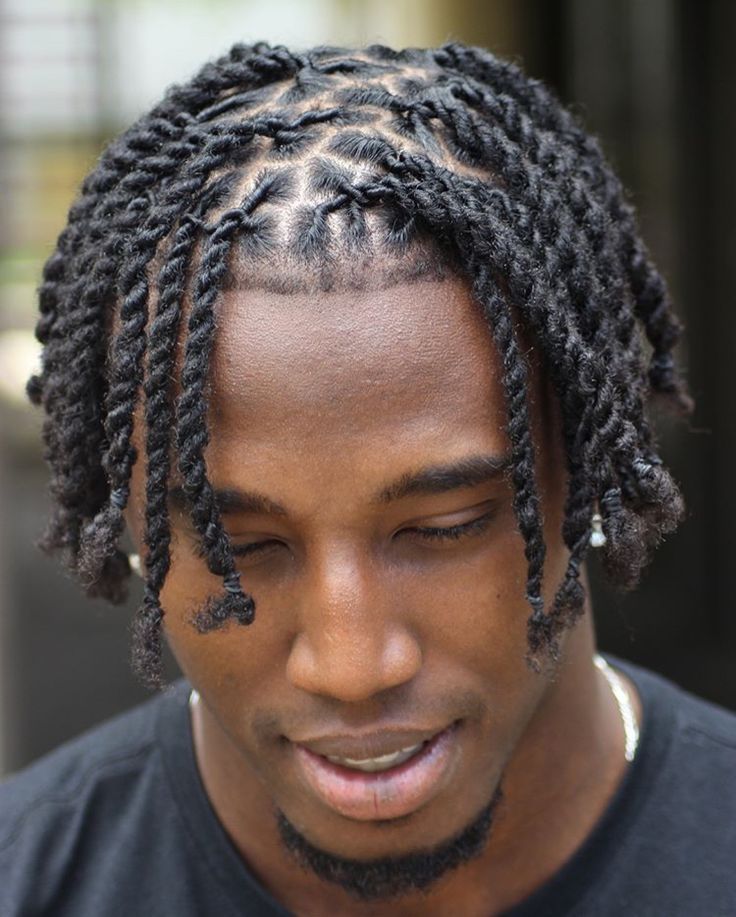 Trança masculina twist