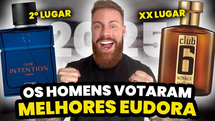 perfumes masculinos Eudora com alta fixação