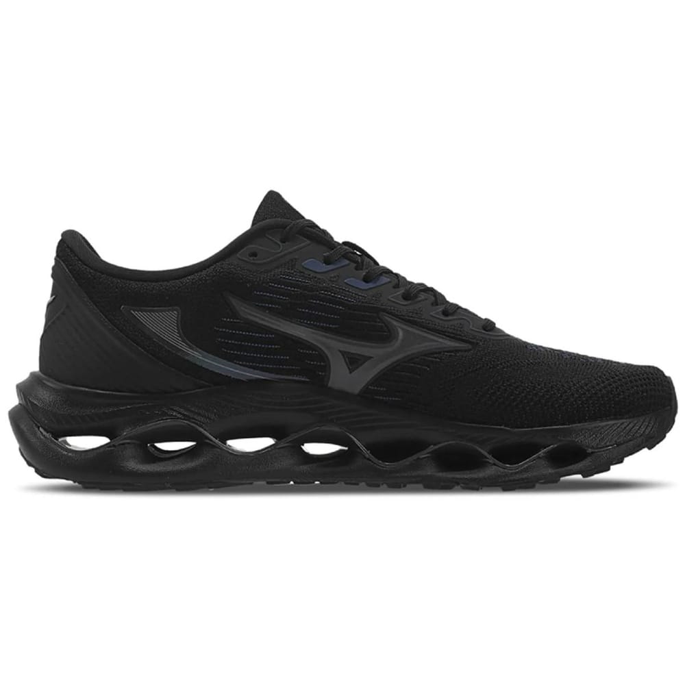 mizuno todo preto masculino corrida