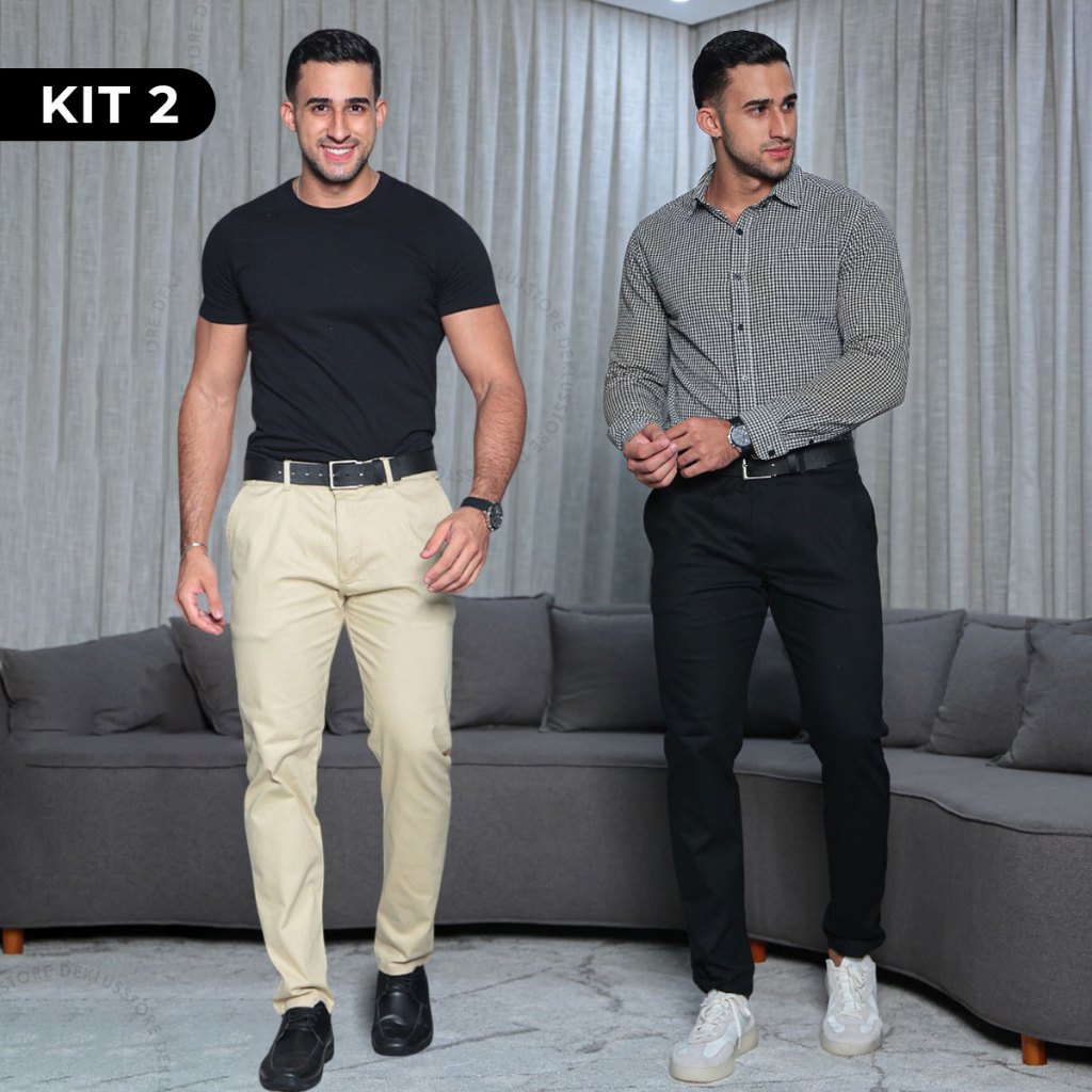 como usar calça chino masculina