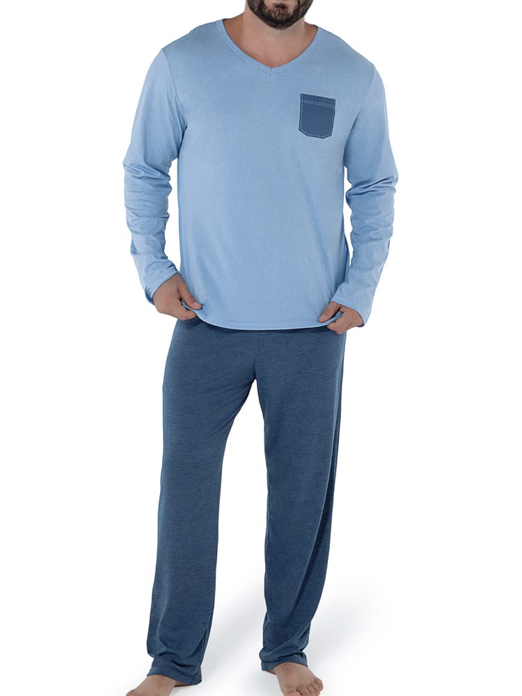 pijama masculino confortável