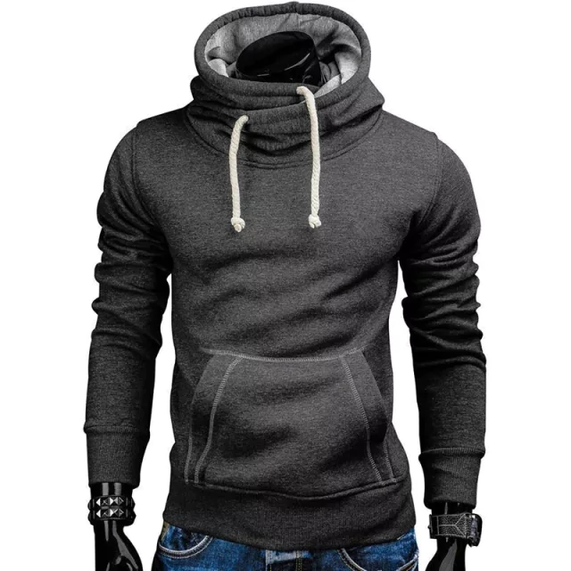 Blusão gola rolê masculino