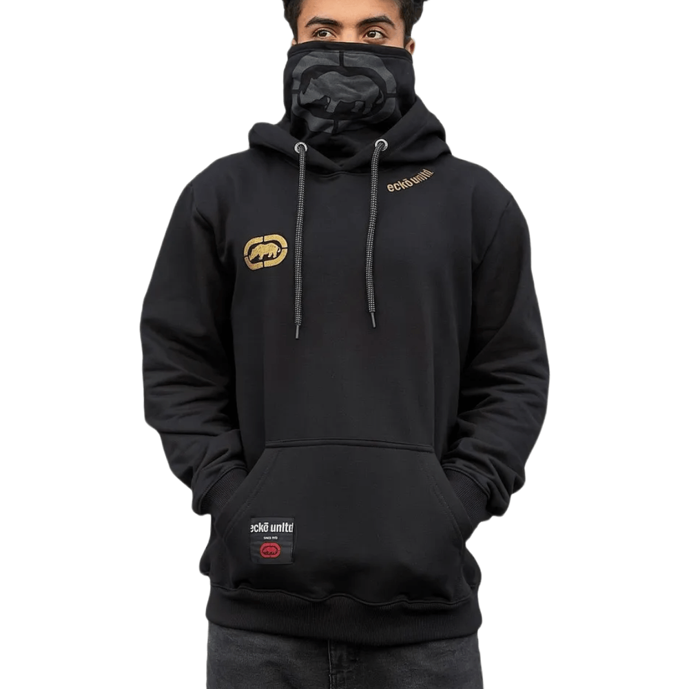 Moletom oversized gola alta masculino