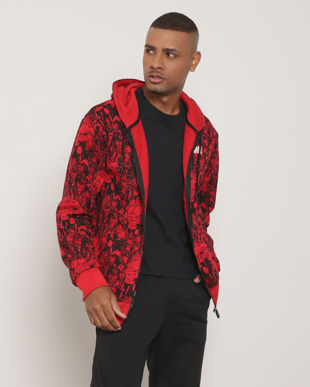 moletom masculino estampado oversized