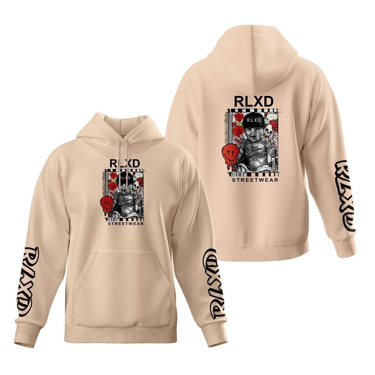 moletom masculino estampado streetwear