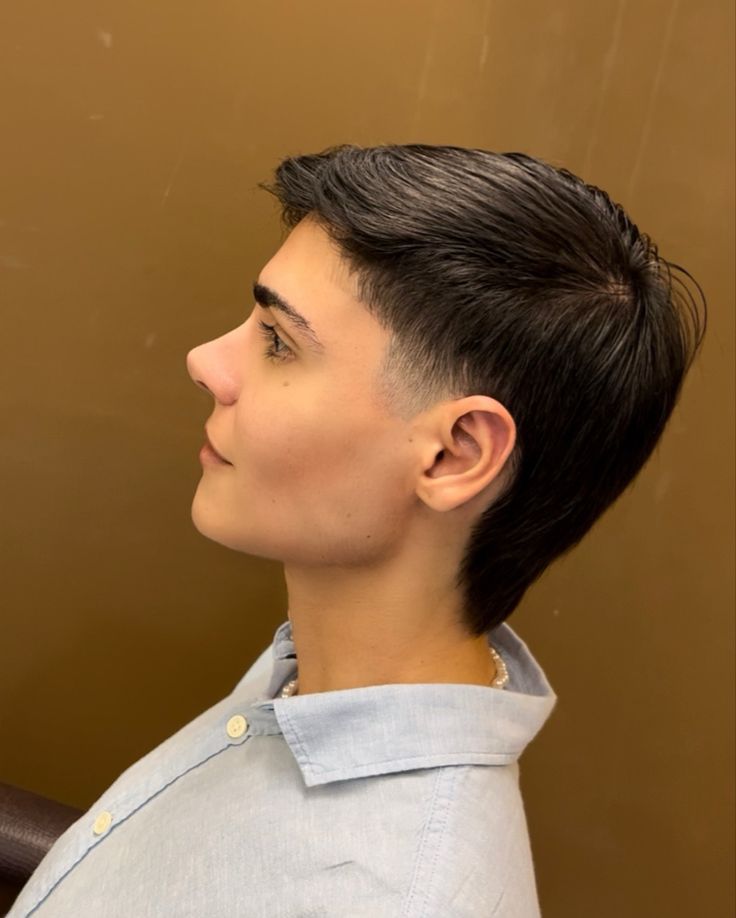 mullet para cabelo cacheado masculino