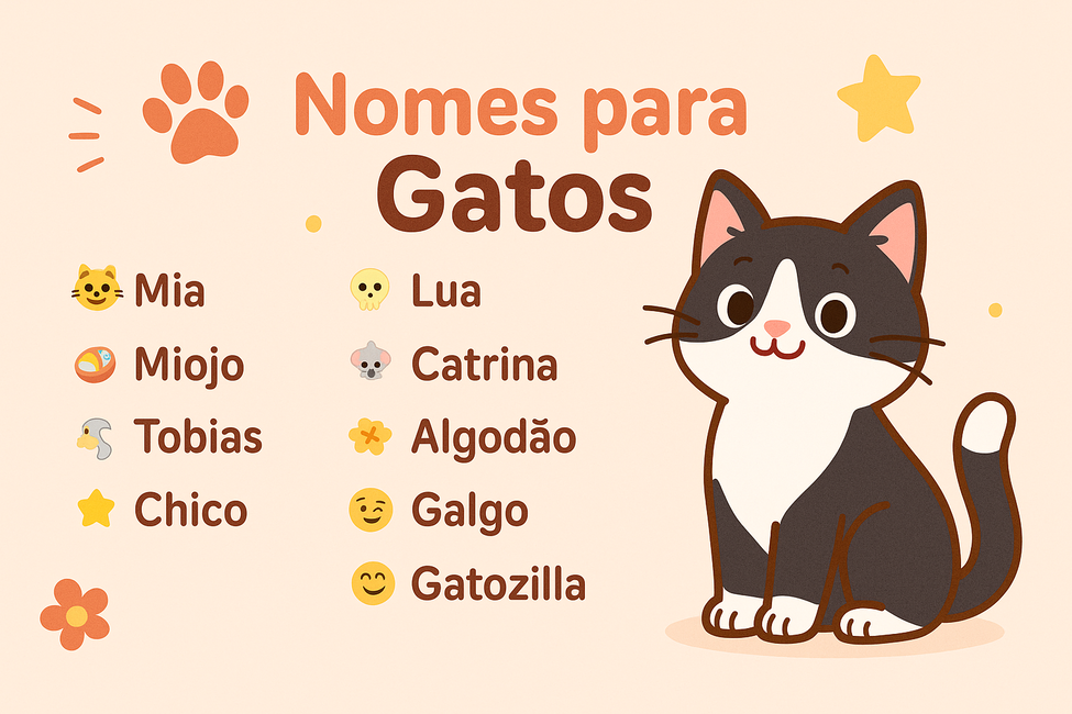 nomes de gatos machos clássicos