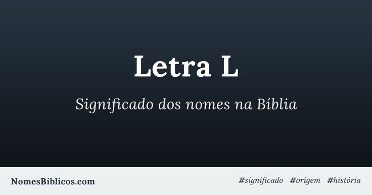 nomes com L diferentes masculino