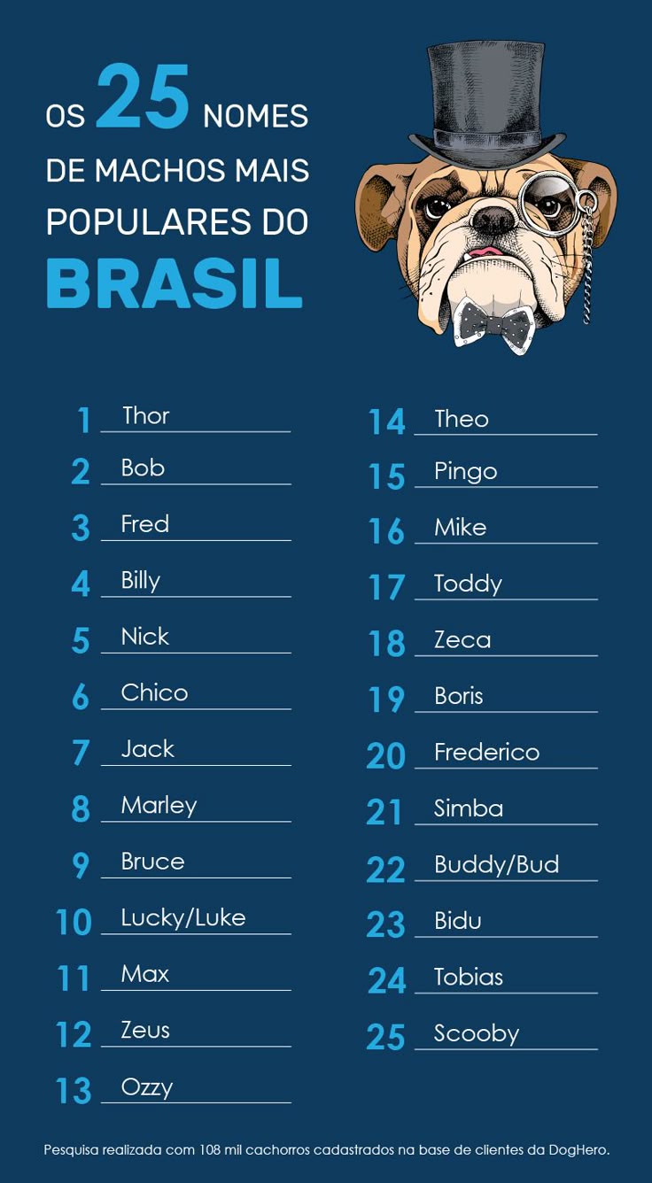 nomes de cachorro masculino de luxo