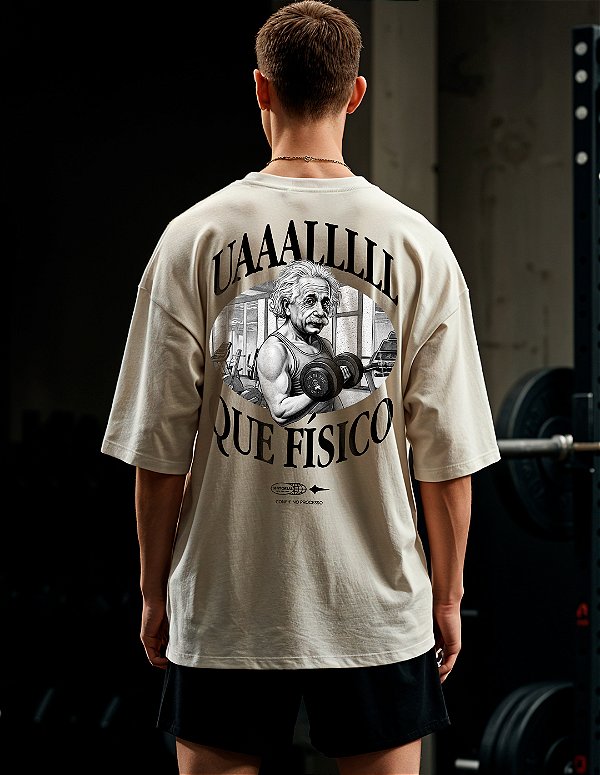 camiseta solta para musculação