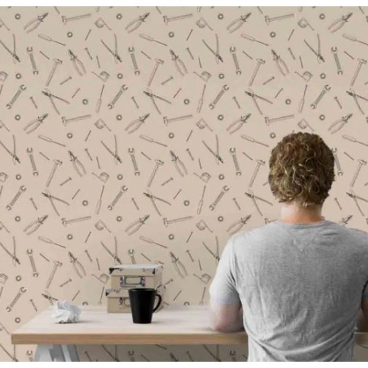 papel de parede escritório industrial