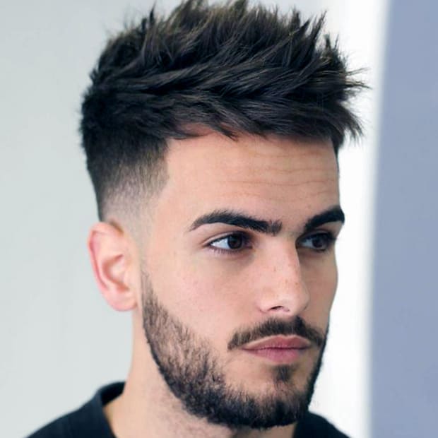penteado masculino para cabelo liso com franja