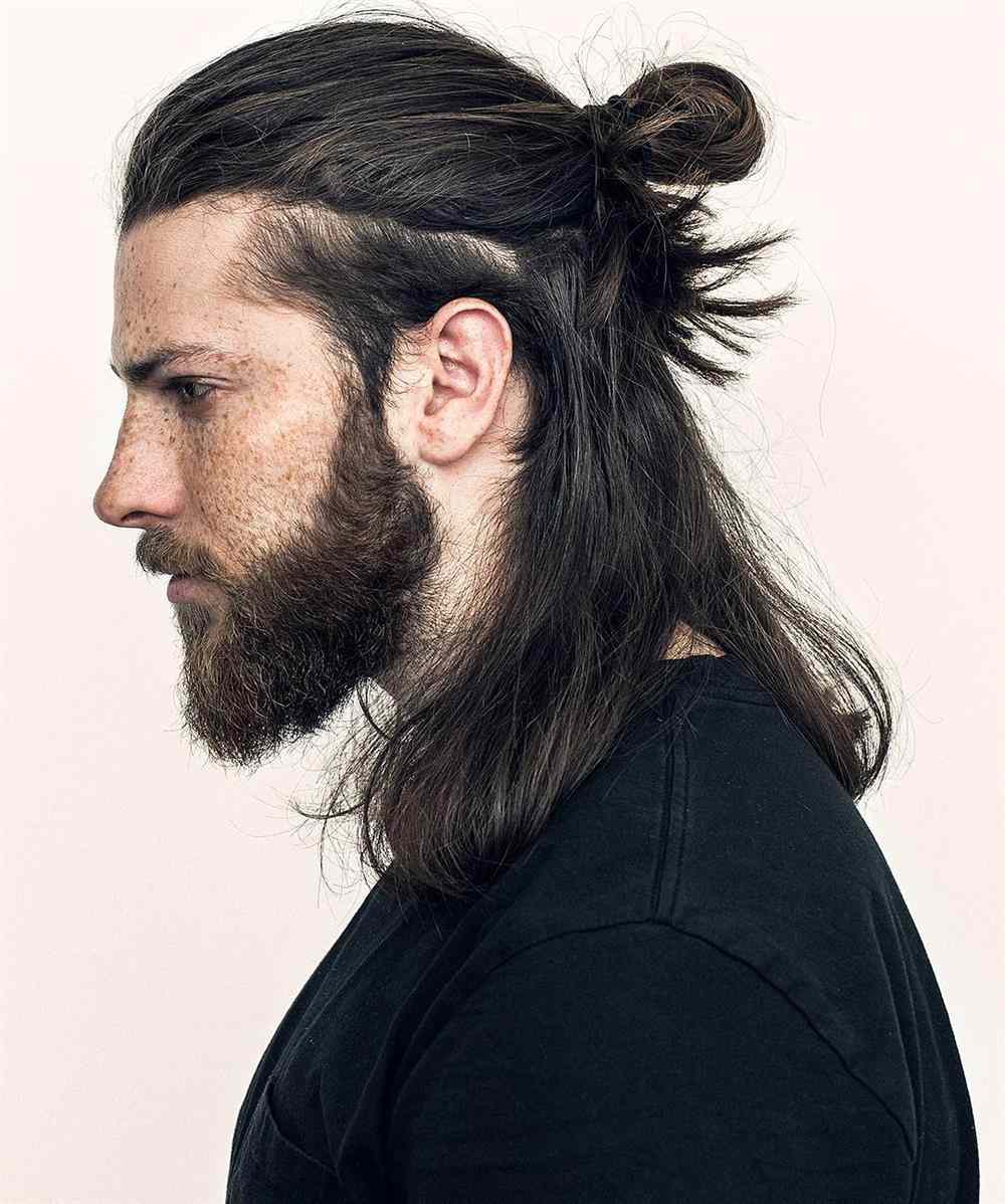 estilos de cabelo liso masculino