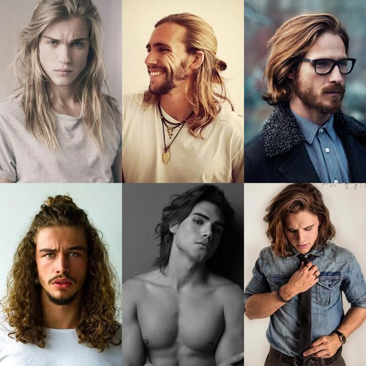 cabelo masculino longo estilos