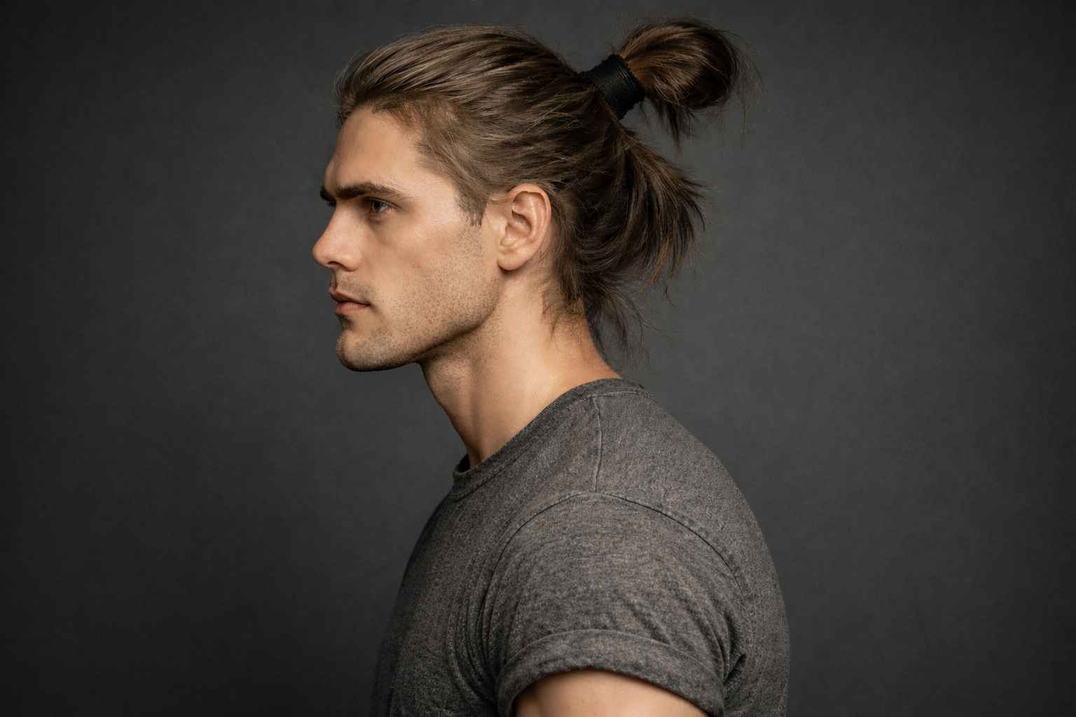 como arrumar cabelo longo masculino