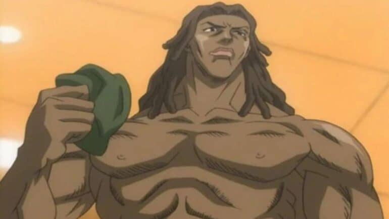 cosplay personagem anime negro