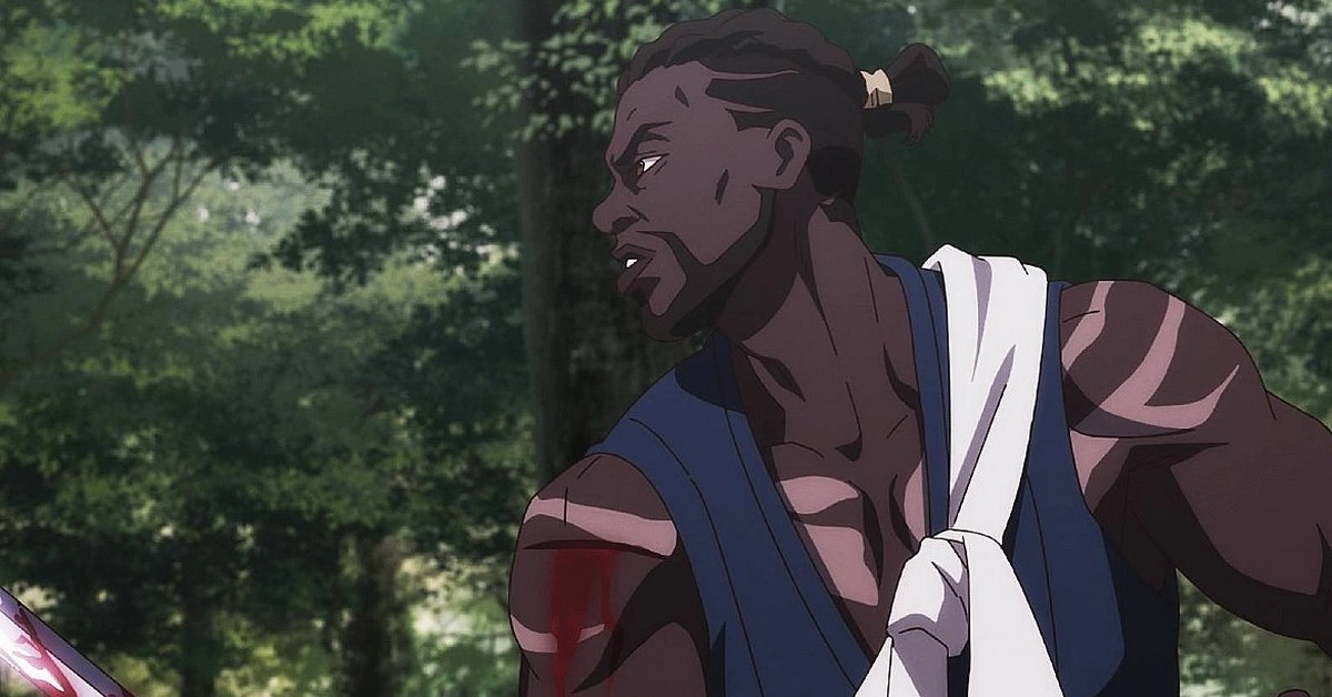 cosplay personagem anime negro