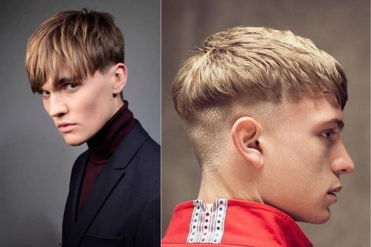 pixie cut cacheado masculino