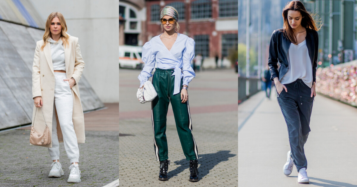 looks com calça jogger e tênis