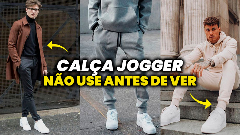 moda masculina 2026 calça jogger