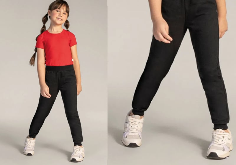 tênis casual com calça jogger
