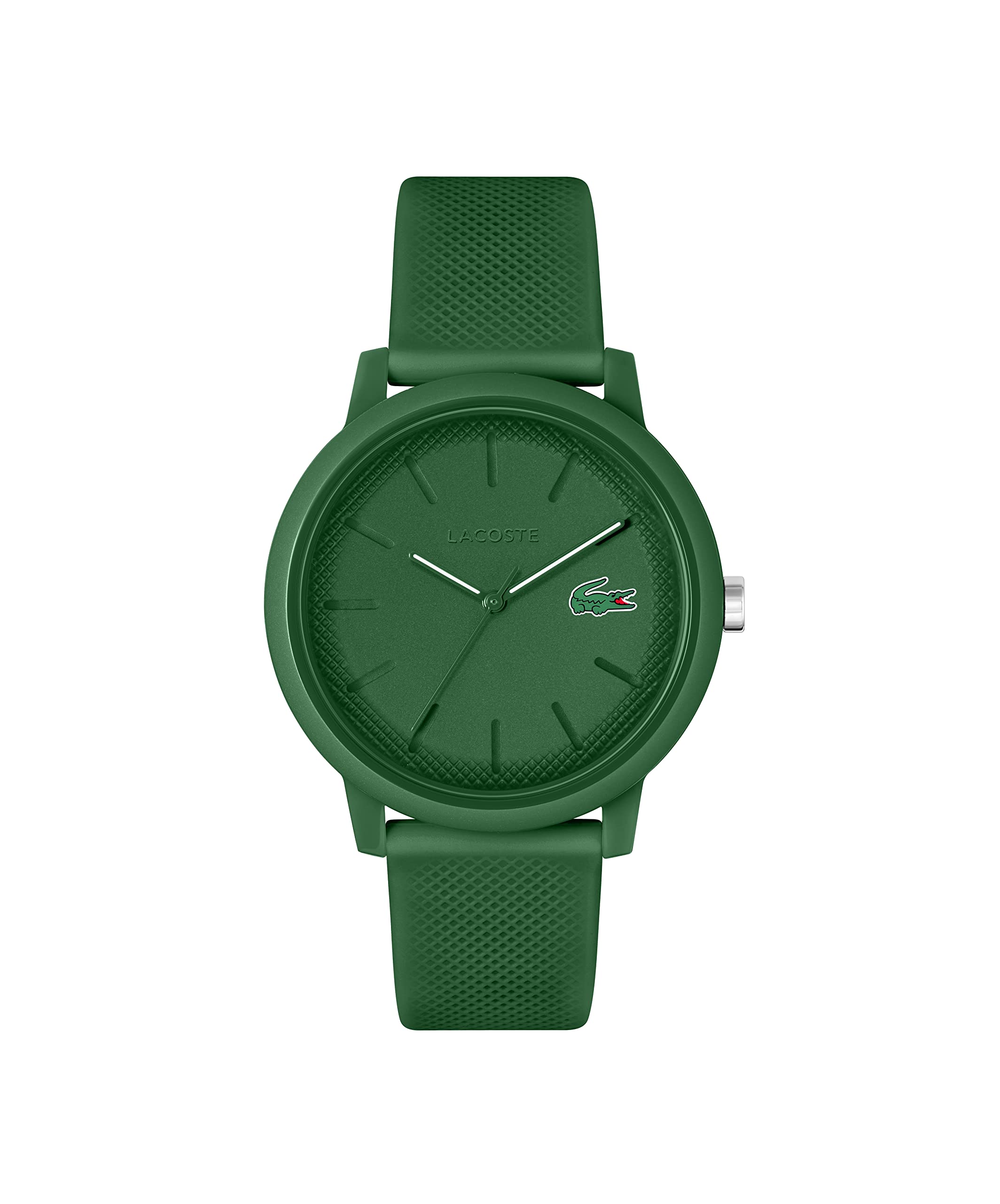 relógio lacoste masculino branco borracha
