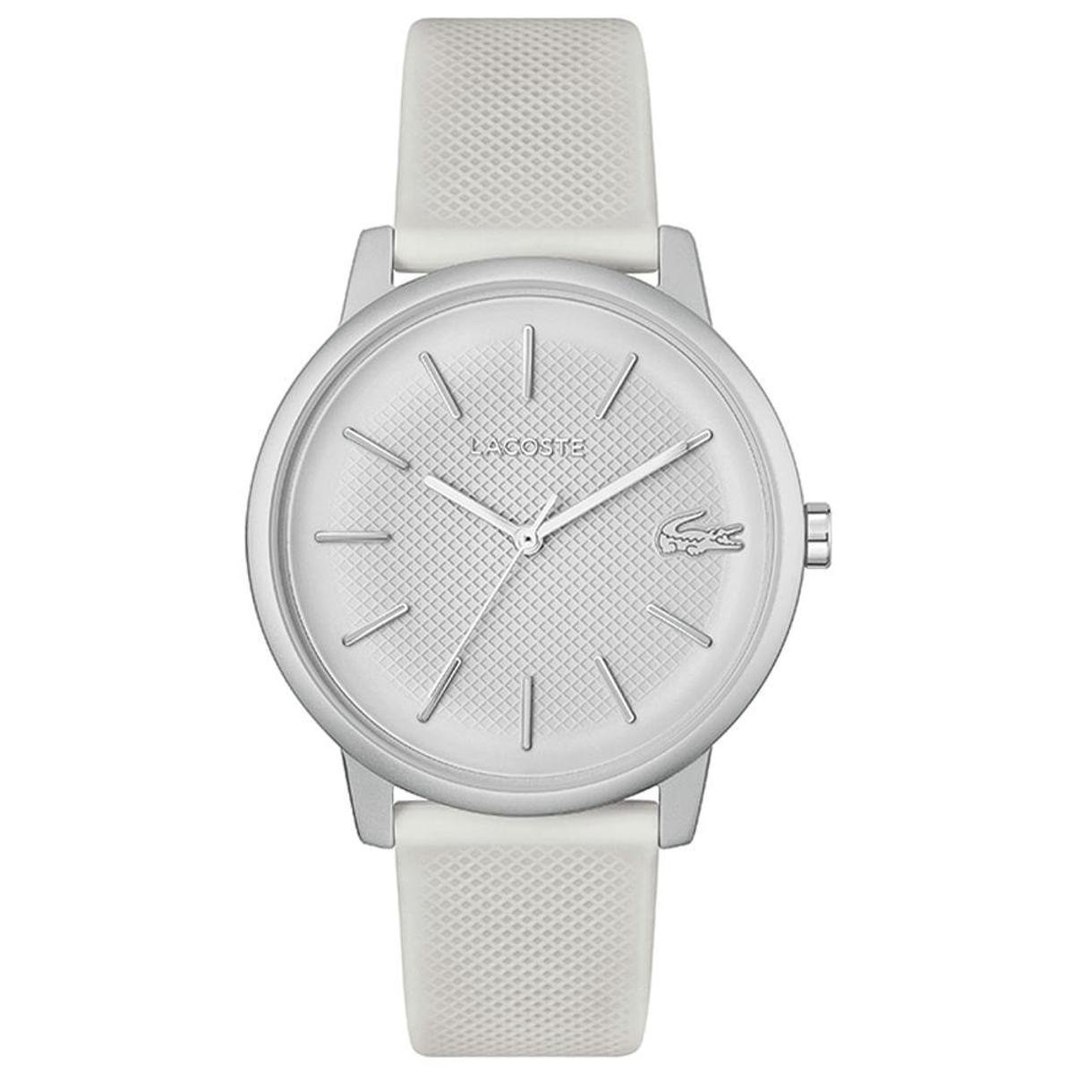 relogio lacoste masculino branco pequeno
