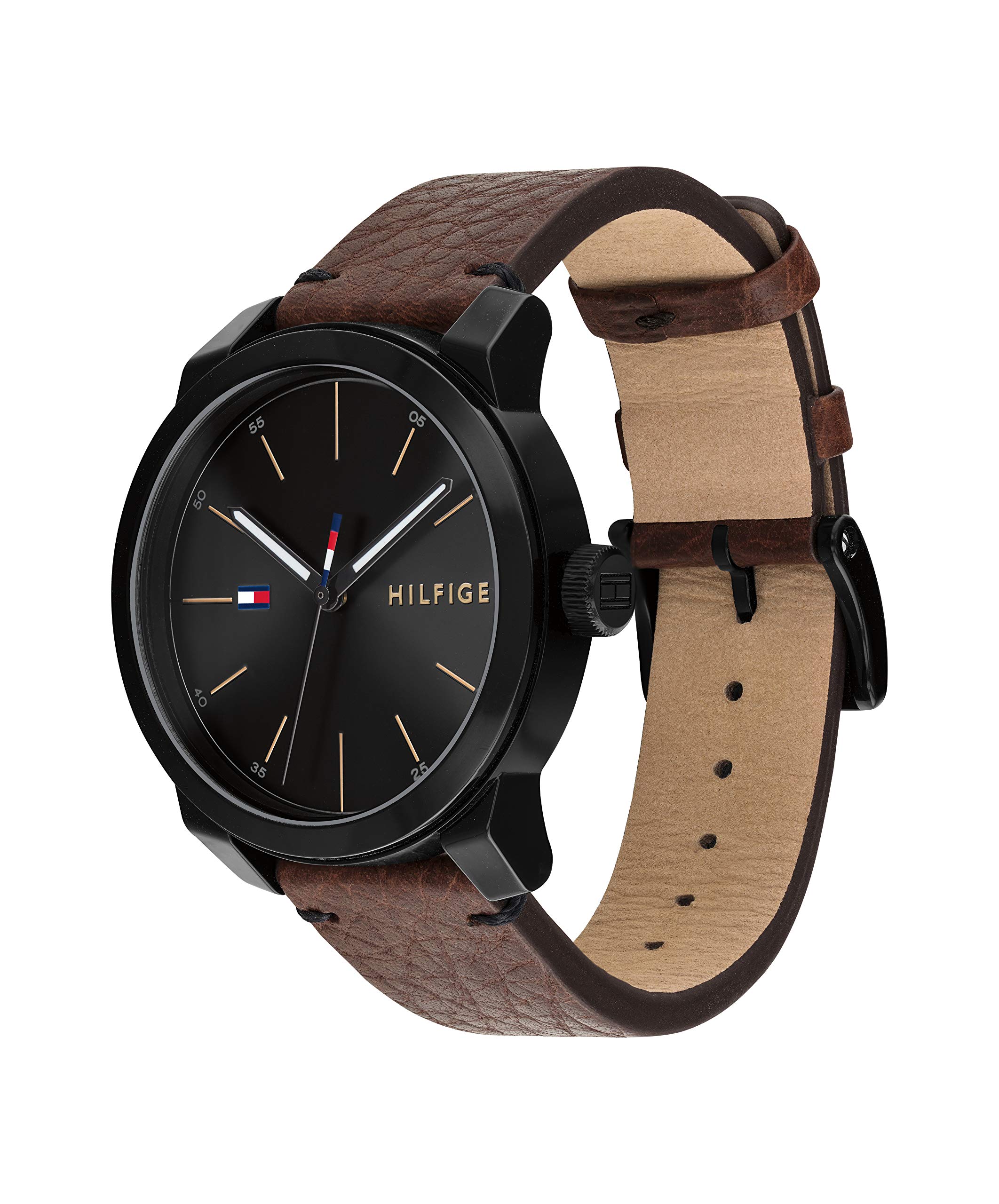 Relógio Tommy Hilfiger couro masculino