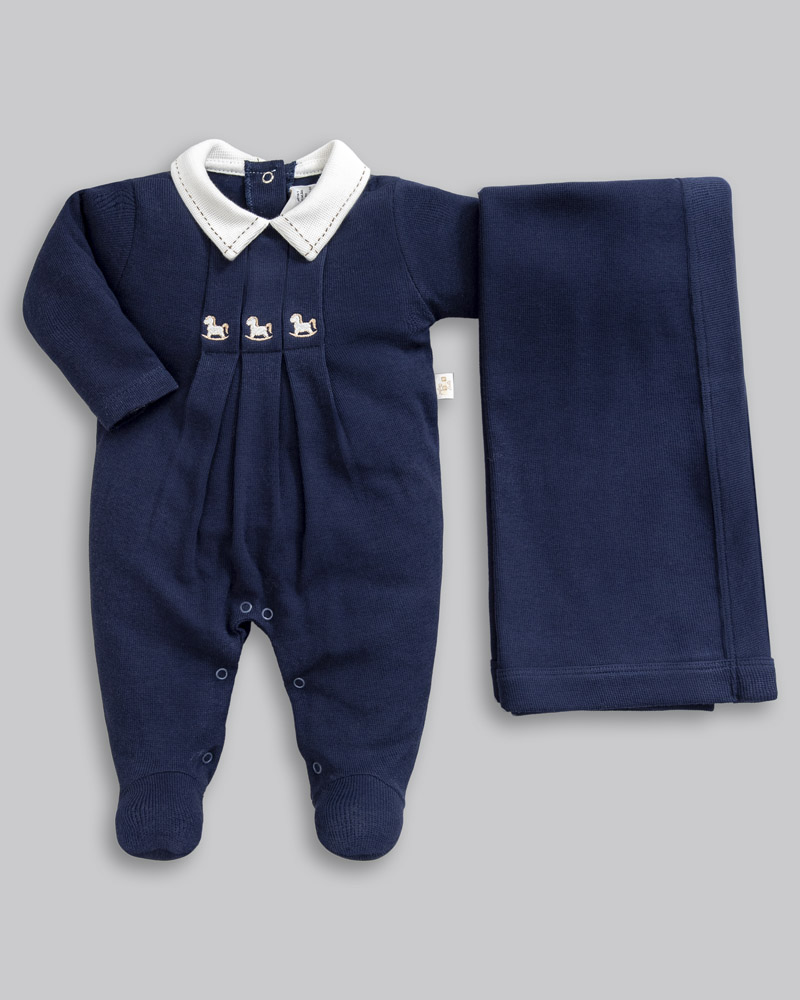saida maternidade tricot masculino