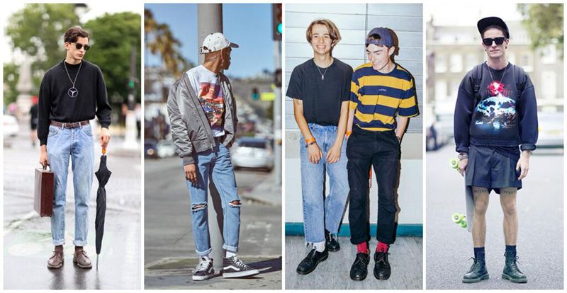 moda masculina anos 90 brasil