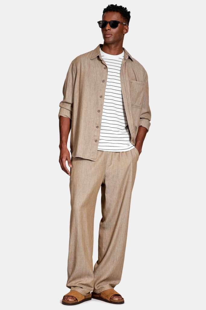 roupas masculinas confortáveis para viajar
