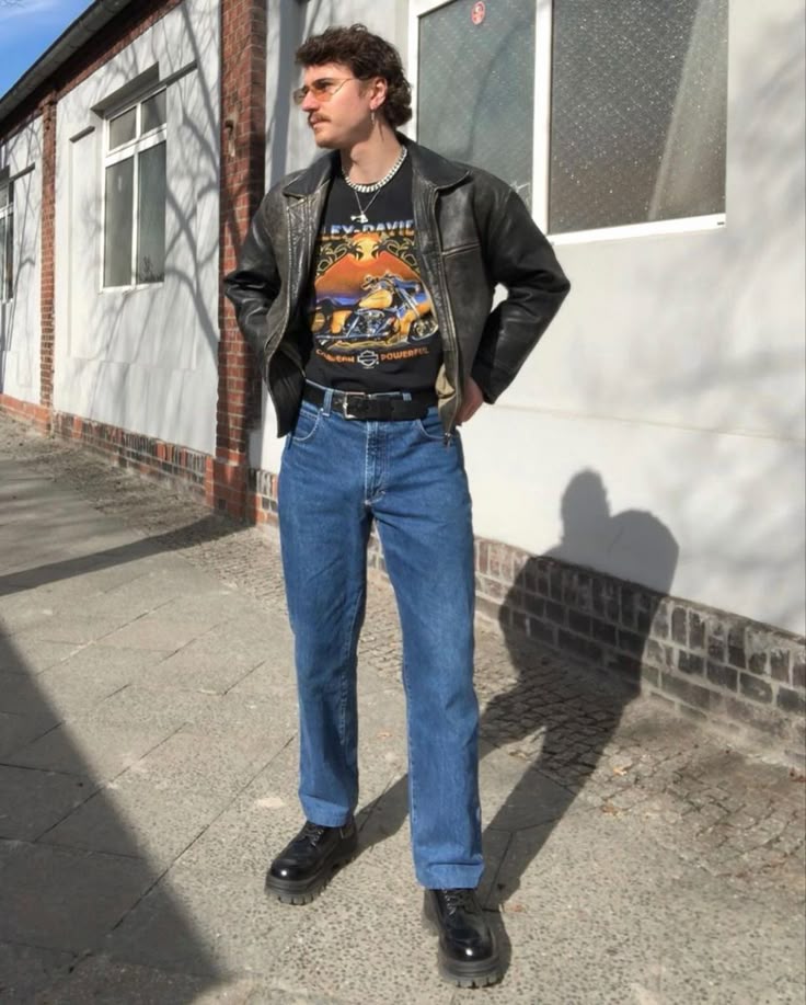 visual casual anos 90 masculino