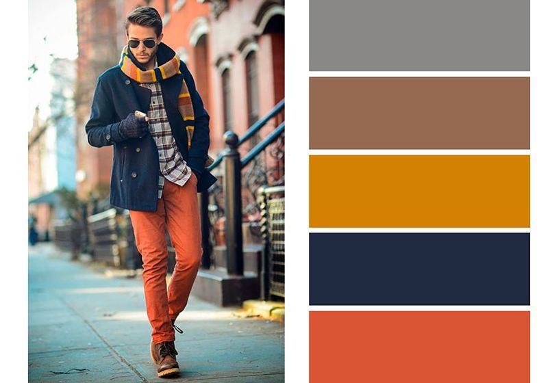 roupas masculinas tons terrosos inverno 2026