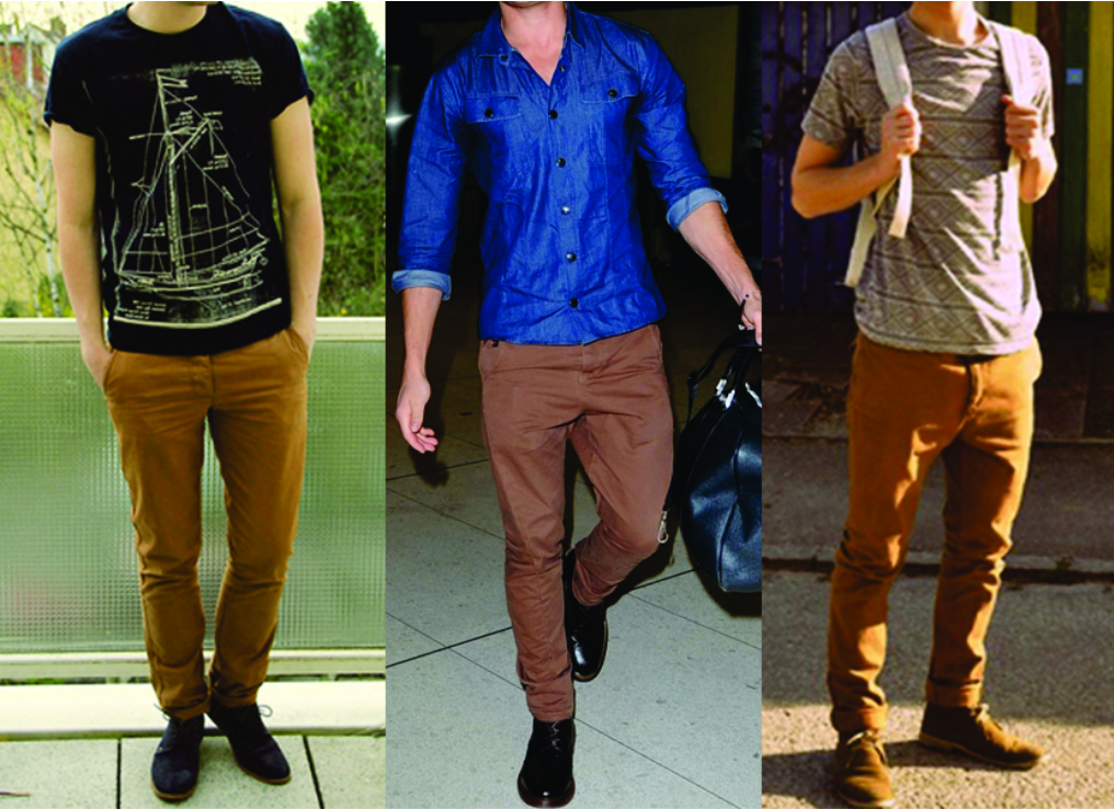 looks com calça bege masculina