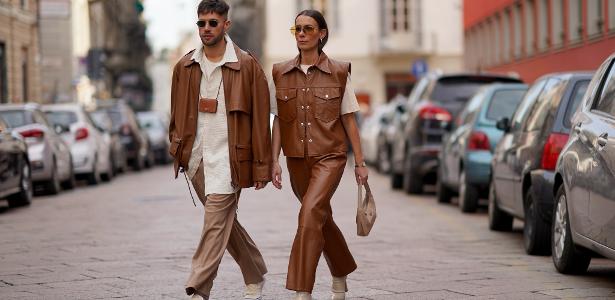 calça chino masculina tons terrosos
