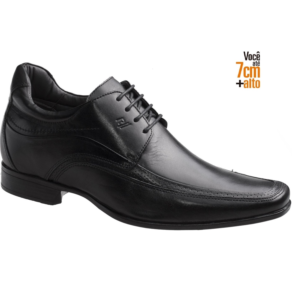 calçado masculino discreto para ganhar altura