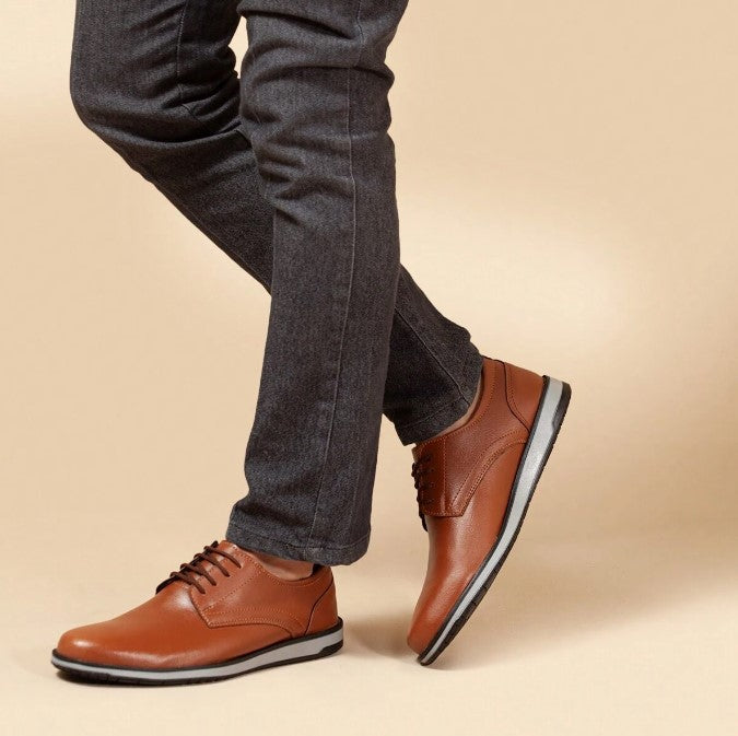 sapato marrom casual masculino