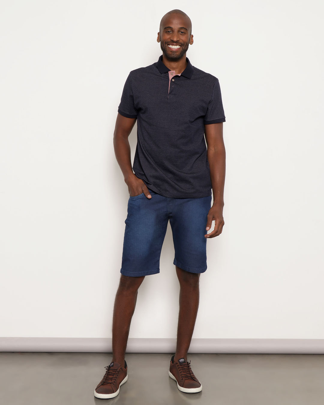 sapato casual masculino para bermuda