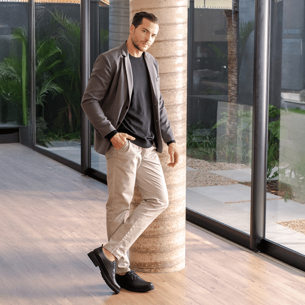 Sapato Derby Plain Toe