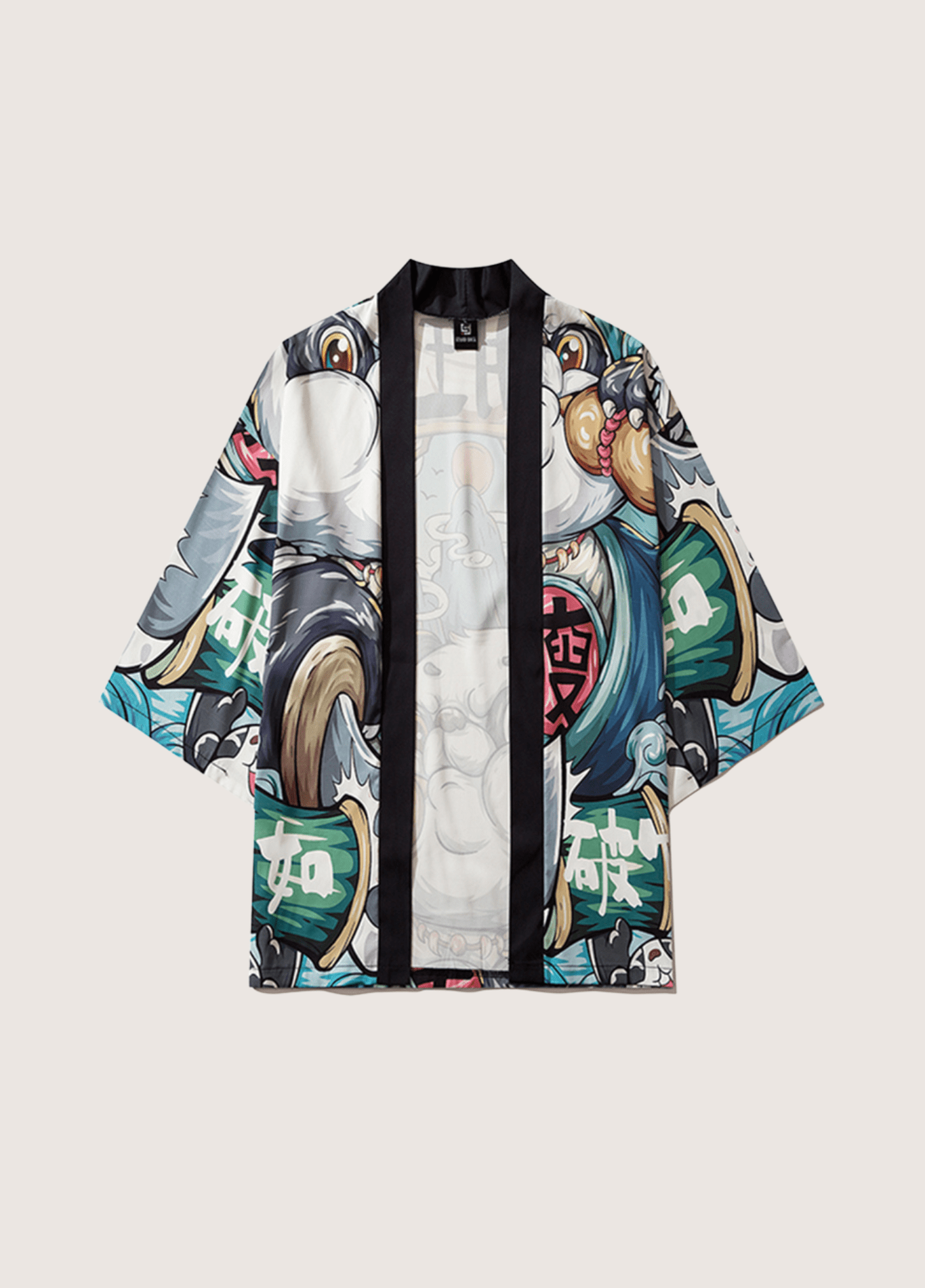 saída de praia masculina kimono
