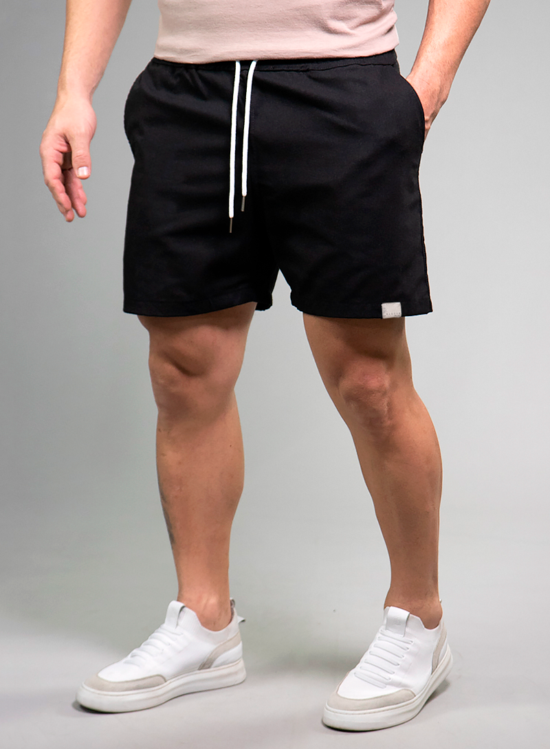 Short de linho com elastano