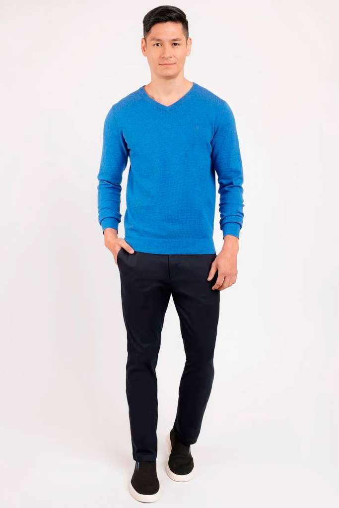 suéter masculino colorido inverno 2026