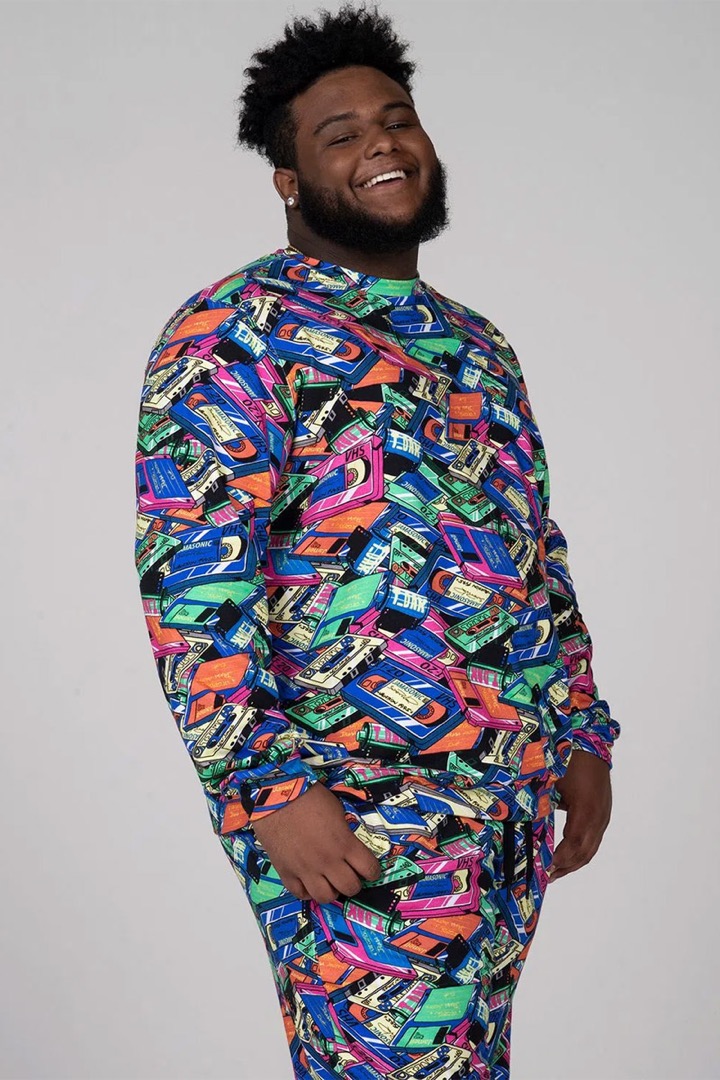 moda masculina casual colorida