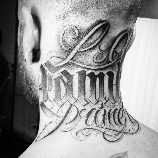 tatuagem masculina nuca