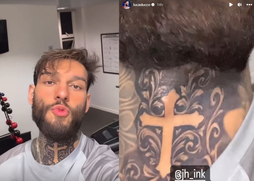 dor tatuagem pescoço