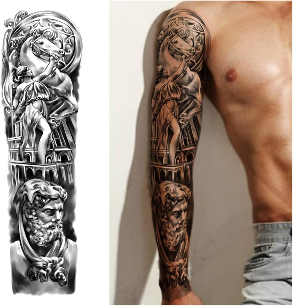 tatuagem braço fechado masculino