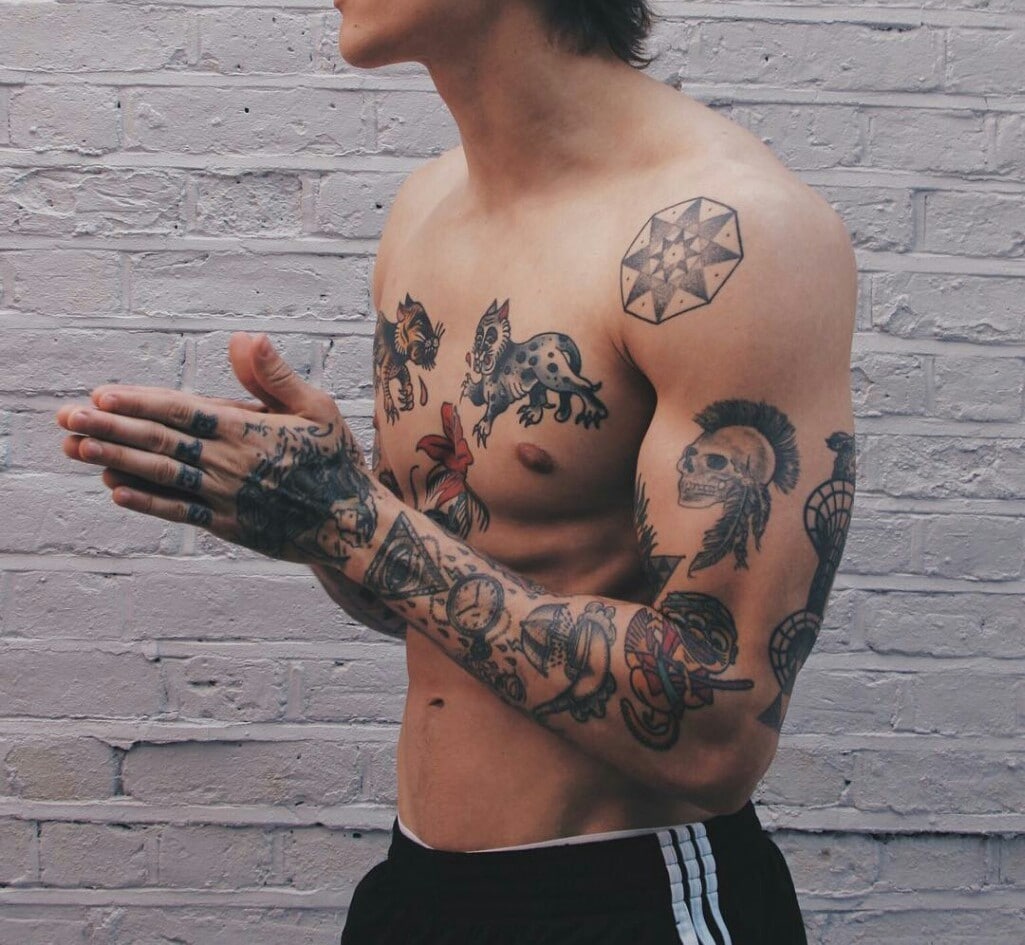 tatuagem de palavra masculina