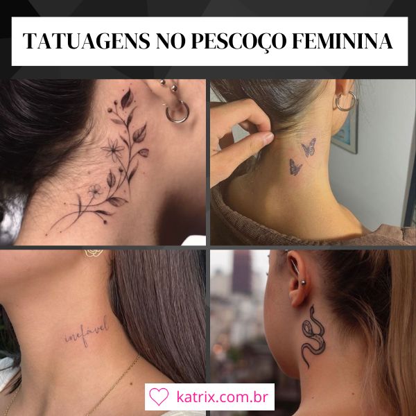 lettering pescoço masculino