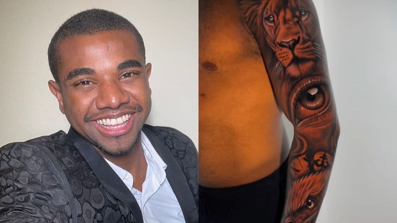 tatuagem braço fechado crucifixos